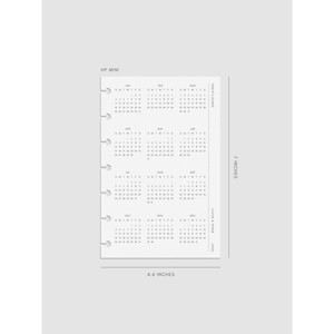 2026 Year At A Glance Planner Dashboard | Cloth & Paper - 1 of 4