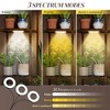 4-Tier Wooden Plant Stand with Grow Light - Ladder Shelf for Indoor Plants, Balcony or Living Room - Space Saving Carbonized Wood Design - 4 of 4