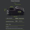 1Pc 22.2mm Short Bike Handlebar Stem, Aluminum Alloy Fixed Gear Handlebar Stem for Most Bicycle, Road Bike, Mountain Bike Cycling Bright - 2 of 4