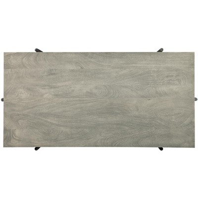 Bedford Park 57'' Transitional Rectangular Coffee Table with Shelf