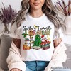 Santa’s Favorite Librarian T-Shirt, Merry Christmas Tee | OrnamentallyYou - 4 of 4