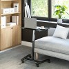 Seville Classics airLIFT  23.6 in. Tempered Glass Adjustable Mobile Desk - 3 of 4