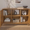 Plank+Beam Mid Century Modern Solid Wood Sideboard with 2 Doors, 49" TV Stand for Living Room - 4 of 4