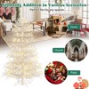 Whisen 6FT Prelit Artificial Christmas Tree, 623 Snow Flocked Branch Tips, 420 LED Lights - 4 of 4