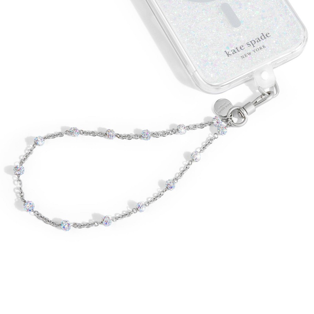 Photos - Other for Mobile Kate Spade New York Phone Charm - Dazzle Chain Silver 