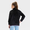 Girls' Kurmoni Zip-Up Sweatshirt - Black - 3 of 4