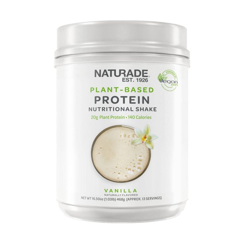 Naturade Vegan Plant-Based Plant Based Protein Shake - Vanilla - 16.5oz, 1 of 8