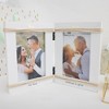 Pavilion Gift Company - Then & Now - 5.5" x 7.5" Hinged Frame (Holds 2 - 4" x 6" Photos) - Single Image Frames - 4 of 4