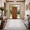 Washable Indoor Vintage Carpet For Living Room Bedroom Decor Retro Low Pile Non Slip Area Rugs Soft Thin Rug Farmhouse Office - 4 of 4