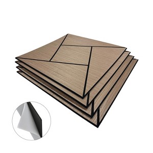 UNISOAR Wood Acoustic Wall Panels-Self-Adhesive 3D Wood Slat Wall Panel-Sound Absorbing Panels for Noise Reducing-Feature Wall Decor for Home & Office - 1 of 4