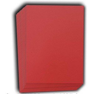Hamilco Colored Cardstock Paper 11" x 17" Crimson Red Color Card Stock Paper 50 Pack - 1 of 4