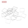 Unique Bargains Square Hollow Open Bezel Linking Ring for Jewelry Making 100 Pcs - 3 of 4