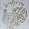 Metal Welcome Turkey Sign 20"SQ - 2 of 2