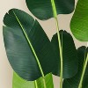 Tree City 5 Ft Artificial Bird of Paradise Plant–Fake Tropical Palm Tree with Pot,Realistic Faux Banana Leaf Plant for Indoor&Outdoor Decor - 4 of 4