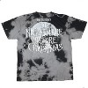 Seven Times Six Nightmare Before Christmas T Shirt Mens Jack Front And Back Print Tie Dye Tee Multicolured - 4 of 4