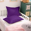 2 Pack 500 Thread Count Cotton Envelope Toddler Pillowcases, Ultra Soft Travel Pillow Cases - NTBAY - 4 of 4