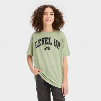 Boys' Gamer 'Level Up' Graphic T-Shirt - art class™ Green