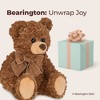 Bearington Lil' Reggie Teddy Bear 12 Inch Teddy Bear Stuffed Animal - Large Teddy Bear - Brown Teddy Bear - 4 of 4