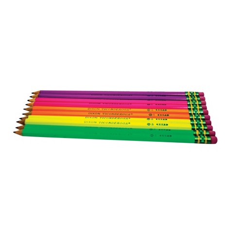 Wooden Pencil with Eraser Assortment Colorful Pencils for Kids