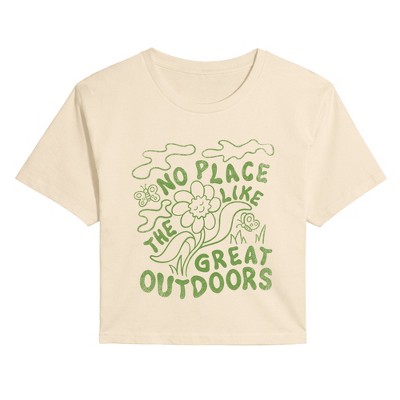 トップス th products Graphic Print Tee Women's - Instant Message - No Place Like the Great Outdoors