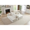 103''Modular Corduroy L-Shaped Sectional Sofa with Deep Seat, No Assembly Required - 4 of 4