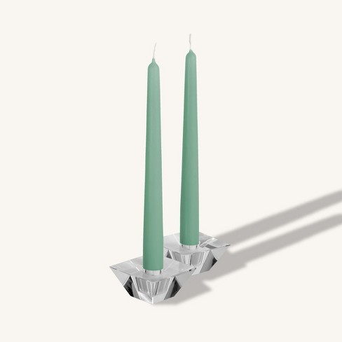 Hyoola Emerald Taper Candles 10 Inch, 12 Pack : Target