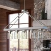 Hunter Fans 38" Devon Park 5-Light Ceiling Chandelier Brushed Nickel Finish - Vintage Style with Mason Jar Glass Shades - 2 of 4