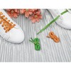 INSPIRE CHIC Flat Carrot Printed Soft Shoelaces for Casual Hiking Shoes 0.31'' 1 Pair - 4 of 4
