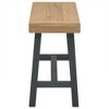 vidaXL Bench 43.3" Solid Wood Teak - 3 of 4