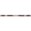 Guili Elegant 14K Gold Plated Bracelet for Kids with Black or Red Patterned Mineral Beads – A Colorful and Timeless Accessory - 2 of 3