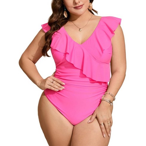 Flounce bathing suits online