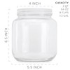 Cornucopia Brands 64oz Clear Wide-Mouth Glass Jar w/ Metal Lid; 2 Quart Food Storage Jar - 3 of 4
