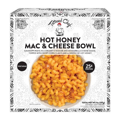 Tattooed Chef Frozen Hot Honey Mac & Cheese Bowl - 9oz