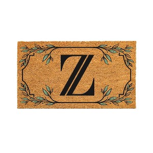 28" x 16" Monogram Coir Mat, Letter  "Z" - 1 of 4