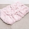 Mutts & Mittens, Inc. Premium Nesting Pet Bed- Blush Pink Fur (18x26) - 3 of 3