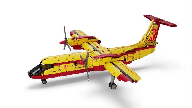 LEGO Technic Firefighter Aircraft Model Airplane Toy 42152, 2 of 11, play video