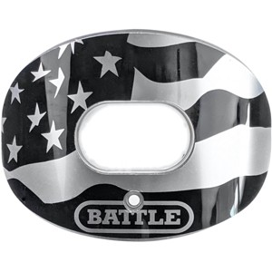 Battle Sports Chrome American Flag 2.0 Oxygen Lip Protector Mouthguard - 1 of 1