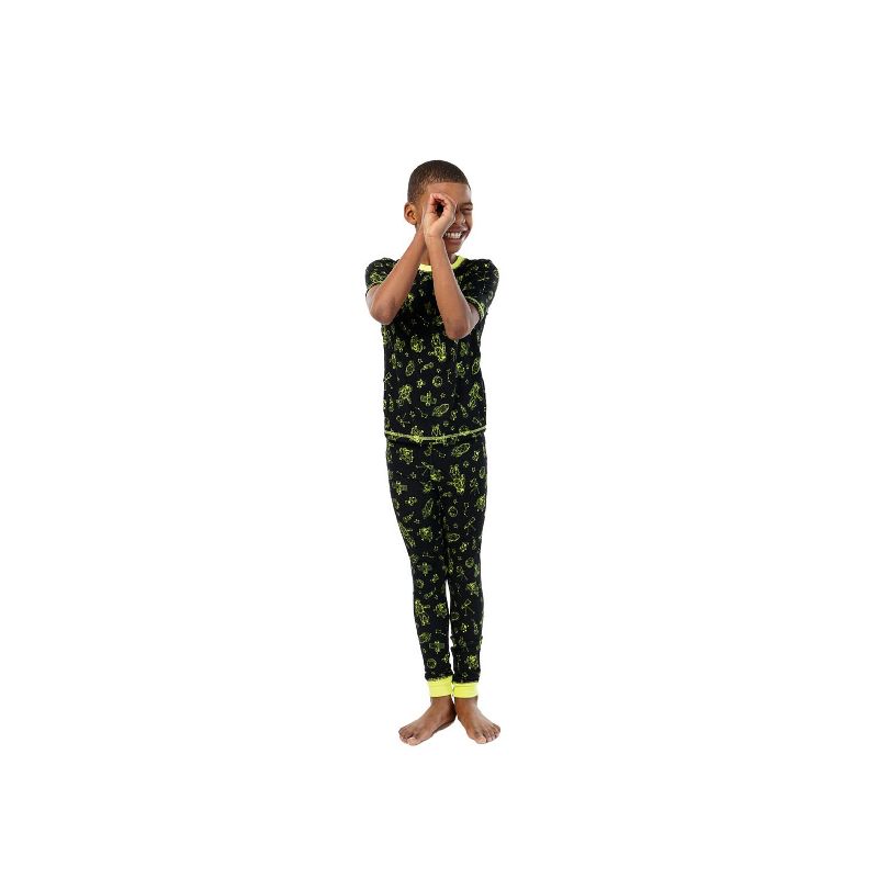 Sleep On It Boys 2-Piece Super Soft Jersey Snug-Fit Pajama Set, 4 of 6