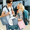 PAVILIA Travel Blanket Pillow Soft Bag Pockets, Airplane Plane Flight Car Essentials Compact Set Packable, Travelers Accessories Gifts - 4 of 4