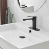 BWE Single Hole Single-Handle Bathroom Faucet in Matte Black - 2 of 4