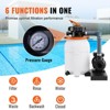 VEVOR Sand Filter Pump for Above Ground Pools, 1585 GPH, 0.33 HP Swimming Pool Pumps System & Filters Combo Set - 4 of 4