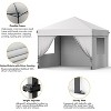 10'x10' Pop Up Canopy Tent, Waterproof Outdoor Canopy, Roller Bag, 4 x Sandbags, 4 x Stakes - 2 of 4
