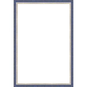 Amanti Art Theo Black Silver Narrow Framed Dry Erase Magnetic Board - 1 of 4