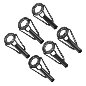 Unique Bargains Stainless Steel Ring Guide Fishing Rod Tip Repair Kit 6 Pcs - 1 of 4