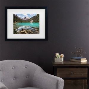 Trademark Fine Art Pierre Leclerc Joffre Lake Beauty Matted Framed Art - 1 of 4