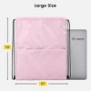 Drawstring Backpack is a must-have for outdoor hiking/fitness, with a simple design and strong waterproof - 2 of 4