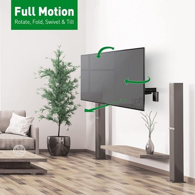 Barkan Black Steel Full Motion TV Wall Mount for 32"-70" Screens