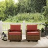 2pk Bradenton Steel Outdoor Swivel Rocking Chairs - Crosley
 - 3 of 4