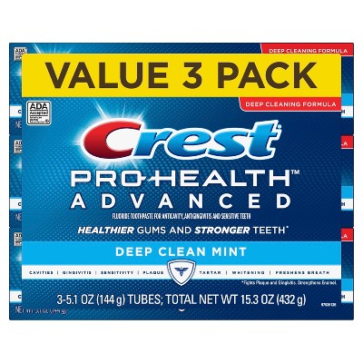 Crest Pro-Health Advanced Mint Deep Clean Toothpaste - 5.1oz