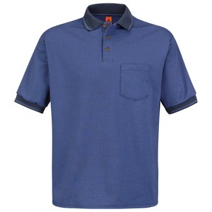 Red Kap Men's Short Sleeve Performance Knit Twill Polo - 1 of 2